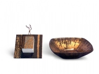 Decorazione su vetro e perspex